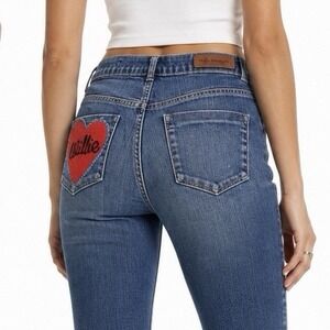 18th Amendment Bacall High Rise Flare Jeans Women's 26 Made in Australia 26x29